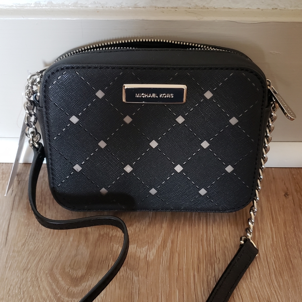 Michael Kors black Jamey crossbody bag